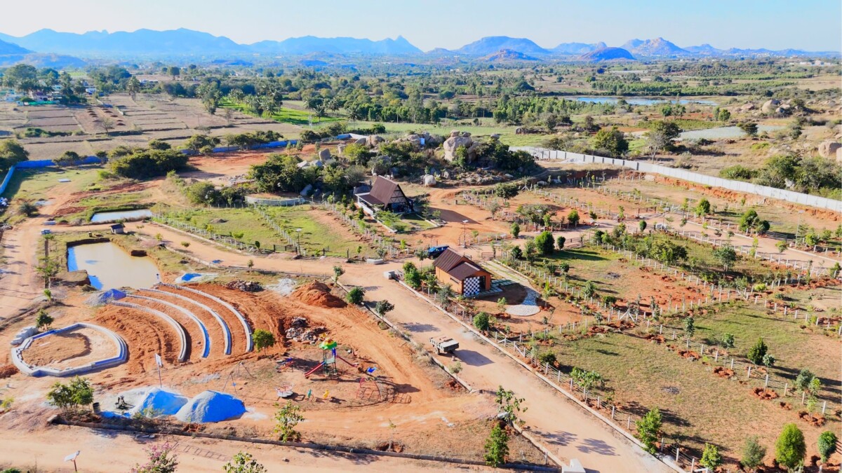 Farmland near north bangalore